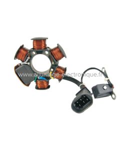 Stator alternateur DERBI ATLANTIS 2T EU2 50 (2007-2009) - Marque : HYP - Référence d'origine : 639865