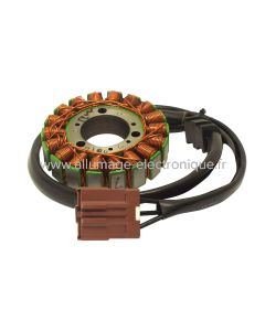 Stator alternateur MALAGUTI SPIDERMAX GT EURO3 500 (2006-2006) - Marque : HYP - Référence d'origine : 48201100 - 48201900