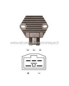 Régulateur MALAGUTI MADISON K RESTYLING 400 (2002-2004) - Marque : BCR - Référence d'origine : 2601900