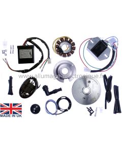 Kit alternateur charge batterie Ducati 250cc 350cc 450cc carter large fixation 4 trous - STK163-69