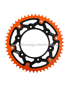 Pignon arrière 897 - 51 X-RACE Orange-Noir