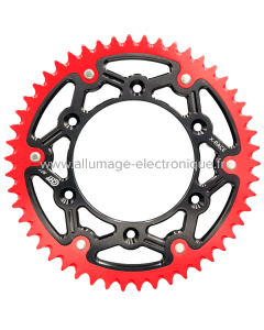 Pignon arrière 2158-51 X-RACE Rouge-Noir
