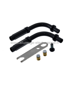 DOMINO Kit de coudes de câbles universels commandes d'accélérateur