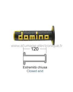 DOMINO Poignées tout-terrain noir/jaune