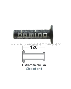 DOMINO Poignées tout terrain noir/gris