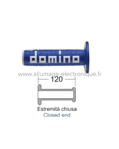 DOMINO Poignées tout-terrain bleu/blanc