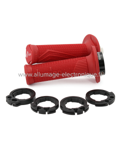 DOMINO Poignées D-lock rouge avec virole D10046C4200A9-0 - Rouge