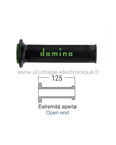 Poignées route DOMINO Noir/vert