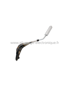 Pot d’échappement soudé Evok Iron Pipe avec silencieux Shorty en Aluminium et Inox  pour HM Cre Baja/Six Compétition - Crm Derapage 50 07-09