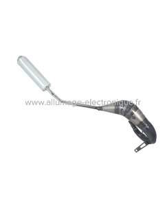 Pot d'échappement soudé Evok Iron Pipe avec silencieux Shorty en aluminium et acier inoxidable pour Fantic Caballero/XE-XM 50 17-25