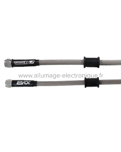 DURITE DE FREIN 1400 MM + RACCORD TOURNANT 1/8 BSP– TRANSPARENT