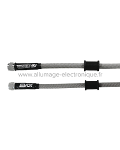 DURITE DE FREIN 100 MM - ÉCROUS PIVOTANTS 1/8 BSP - TRANSPARENT