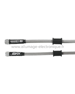 DURITE DE FREIN 265 MM - ÉCROUS PIVOTANTS 1/8 BSP - TRANSPARENT