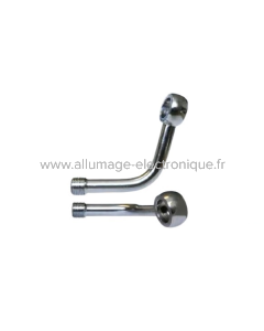 BANJO M10 LONG 75° + 15° DROIT, CHROMÉ
