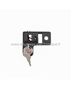 Couvercle d'interrupteur de lumière Evok Iron Switch avec bloc clé pour Vespa 50 Special