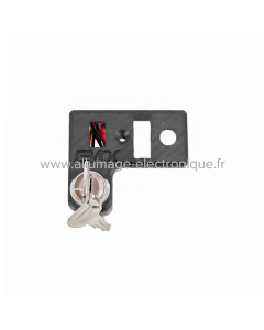 Couvercle du commutateur d'éclairage Carbon EVOK Iron Switch Vespa 50 spécial avec interrupteur à clé