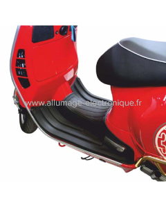 Repose-pieds en PVC noir - 0143