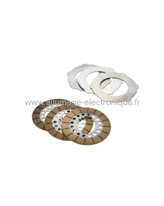 FERODO Jeu complet de disques d'embrayage standard Vespa 125 VN1T/VNA2T/ACMA/150 VL1-3T/VB1T/VD1-2T/VGL1T FCS0721/2