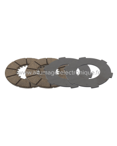 Série Complète Disques Embrayage avec infradisques Vespa 98/125 V1-15T/V30-33T/Ape A1-15T FERODO FCS0723/2