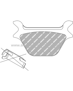 Ferodo Plaquettes de Frein Platine Route FDB2001P