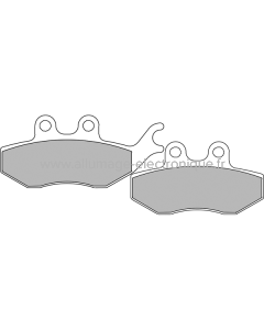Plaquettes de frein Ferodo Argento FDB2147AG