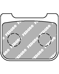 Ferodo Plaquettes de Frein Platine Route FDB2171P