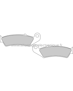 Ferodo Plaquettes de Frein Platine Route FDB495P