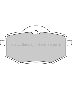 Ferodo Plaquettes de Frein Platine Route FDB591P