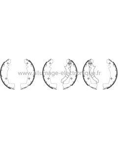 Mâchoires de frein FERODO FSB878EF