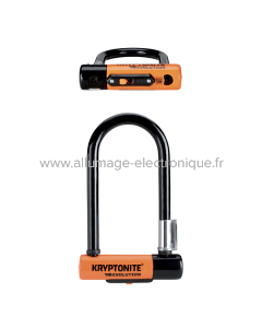 Antivol en U MINI-9 - orange noir