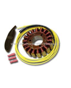 Stator Alternateur Kawasaki VN400 Vulcan (1995-1998), VN400 Vulcan Classic (1996-2003), VN400 Vulcan Drifter (1999-2002), VN700 Vulcan (1985), VN750 Vulcan (1986-2006), VN800 Vulcan (1995-2005), VN800 Vulcan Classic (1996-2005), VN800 Vulcan Drifter (1999