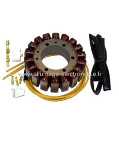 Stator Alternateur Honda CX500E, CX650E, GL500, GL650, NT650GT, NTV650, NTV750C, VT700C, VT750C, VT750C2, PC800, VT800C, VT1100C, VT1100C2 - G08