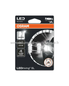 Ampoule LED OSRAM 2825DWP-02B blister W2.1x9.5d