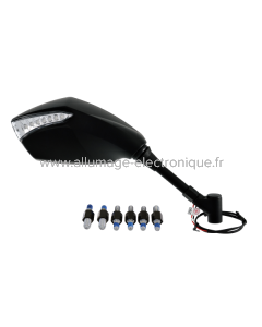 Rétroviseurs universels RMS Couple avec clignotants