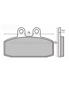 Plaquettes de frein frittées Sinter-Tech Aprilia Scarabeo 125