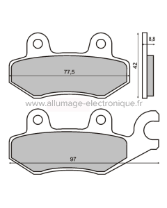 Plaquettes de Frein Frittée Sinter-Tech Kymco Dink 50cc