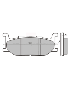 Plaquettes de frein frittées Sinter-Tech Yamaha Majesty 400