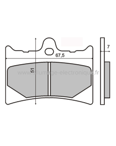 Plaquettes de frein frittées Sinter-Tech Aprilia RS 125