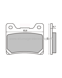 Plaquettes de frein frittées Sinter-Tech Yamaha YZF600R