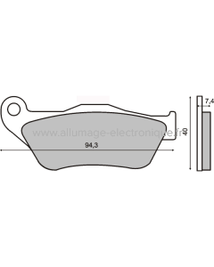 Plaquettes de frein frittées Sinter-Tech Yamaha X-Max 125cc