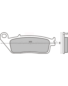 Plaquettes de Frein Frittée Sinter-Tech Honda CBR 250R