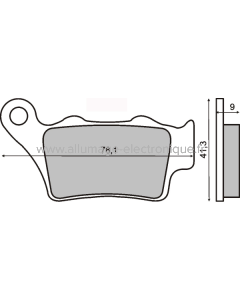 Plaquettes de frein frittées Sinter-Tech Aprilia Pegaso 650cc ie