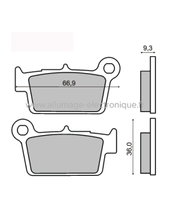 Plaquettes de Frein Frittée Sinter-Tech Suzuki RM Z250-450