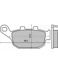 Plaquettes de Frein Frittée Sinter-Tech Peugeot SV 250cc