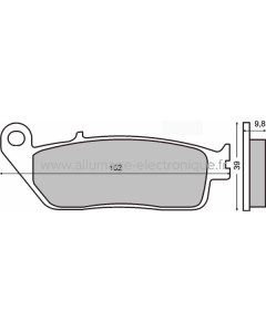 Plaquettes de Frein Frittée Sinter-Tech Honda Integra