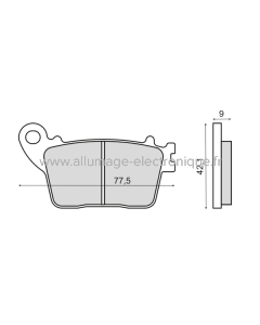 Plaquettes de Frein Frittée Sinter-Tech Suzuki GSX-R 600cc
