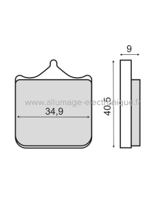 Plaquettes de Frein Frittée Sinter-Tech Bmw S 1000RR