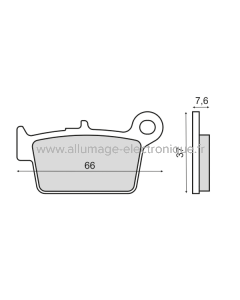 Plaquettes de frein frittées Sinter-Tech Beta Alp 125cc