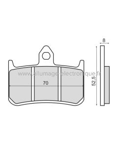 Plaquettes de Frein Frittée Sinter-Tech Honda RS 125R