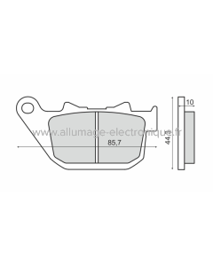 Plaquettes de Frein Frittée Harley Davidson Sportster 1200